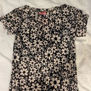 Vintage 1960s Bodycon Floral Dress